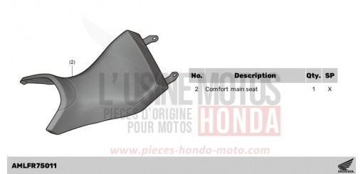 KIT,COMFORT MAIN SEAT *BLACK RED* NT1100DR de 2024